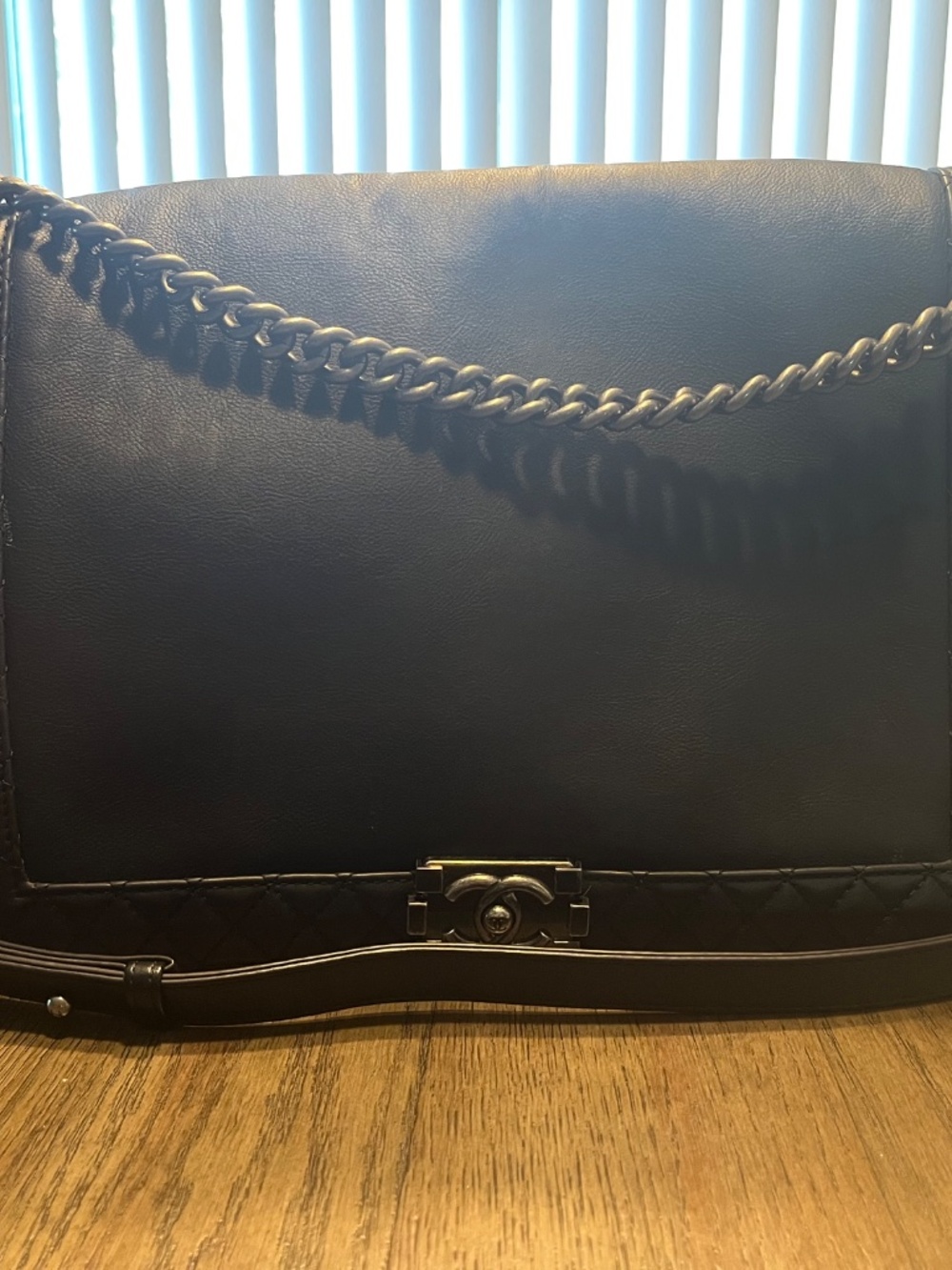 Chanel XL Reverso Boy Bag Black Excellent!! - Picture 4 of 9